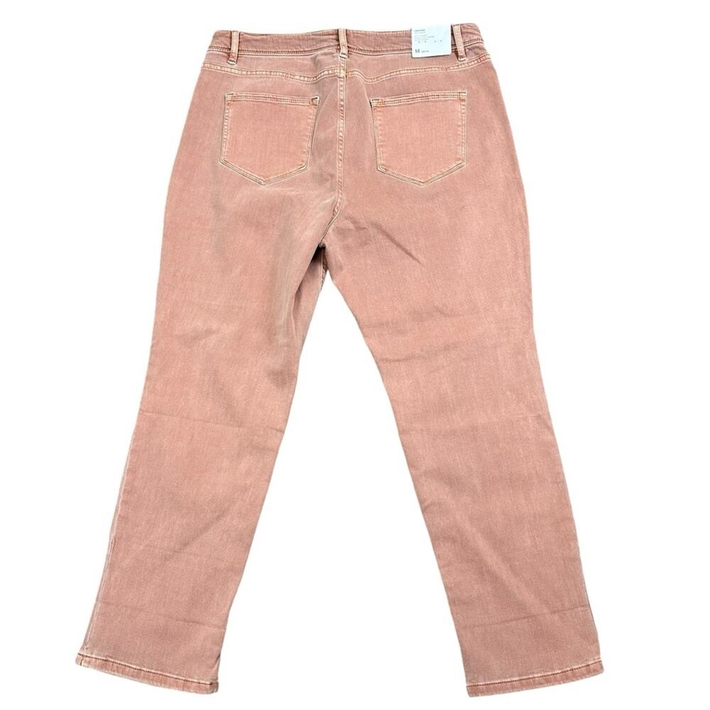 J Jill Denim High Rise Cropped Jeans Size 14 Petite Light Auburn NWT